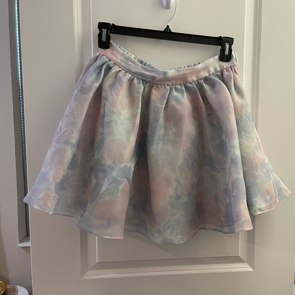 Selkie Watercolor Skirt NWT L